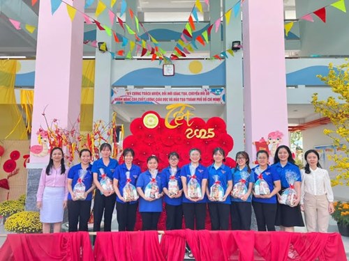 🌈🌈HOẠT ĐỘNG CHĂM LO TẾT CHO ĐOÀN VIÊN NHÂN DỊP TẾT NGUYÊN ĐÁN ẤT TỴ NĂM 2025🪴🪴
🌟🌟Chi đoàn Trường Mầm Non Cúc Hoạ Mi tổ chức sinh hoạt chủ điểm tháng 1/2025